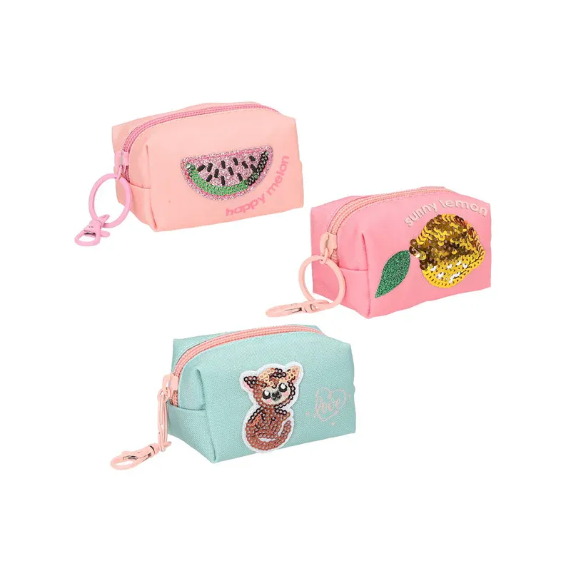 TOPModel mini-sac trousse  avec mousqueton  porte-clés JUICY, assorti