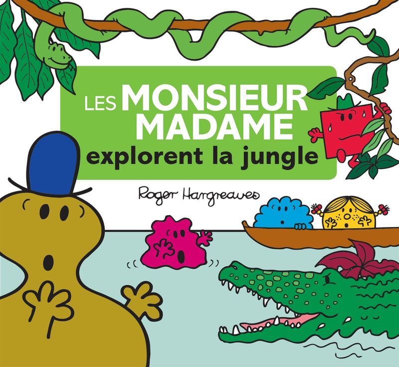 Livre Les Monsieur Madame explorent la jungle