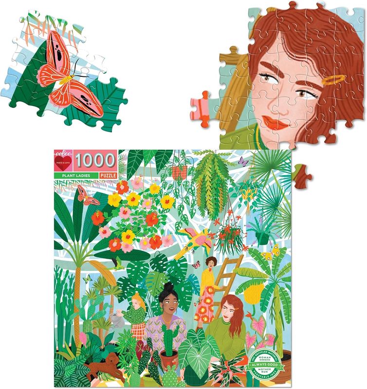 Puzzle Eeboo  Plant Ladies 1000 pièces