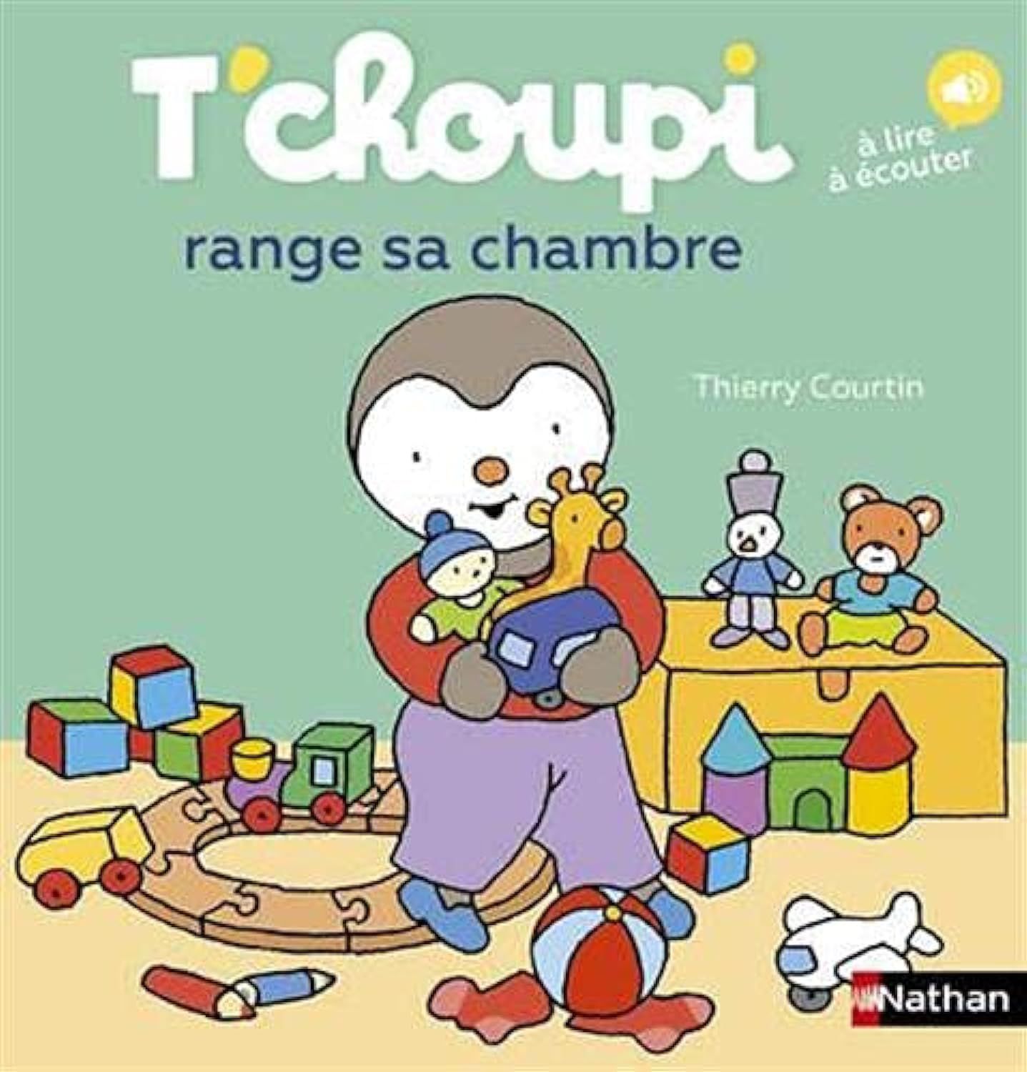 Livre T&#39;choupi range sa chambre - Dès 2 ans