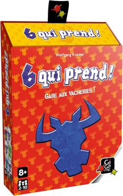 GIGAMIC - 6 Qui prend ! - Le jeu d&#39;ambiance intergénérationnel dans son nouveau format Boite Biseau ! - Jeu de société - De 2 à 10 joueurs - A partir de 8 ans.