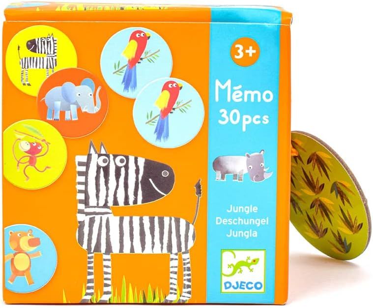 Djeco Jeux éducatifs Mémo Jungle