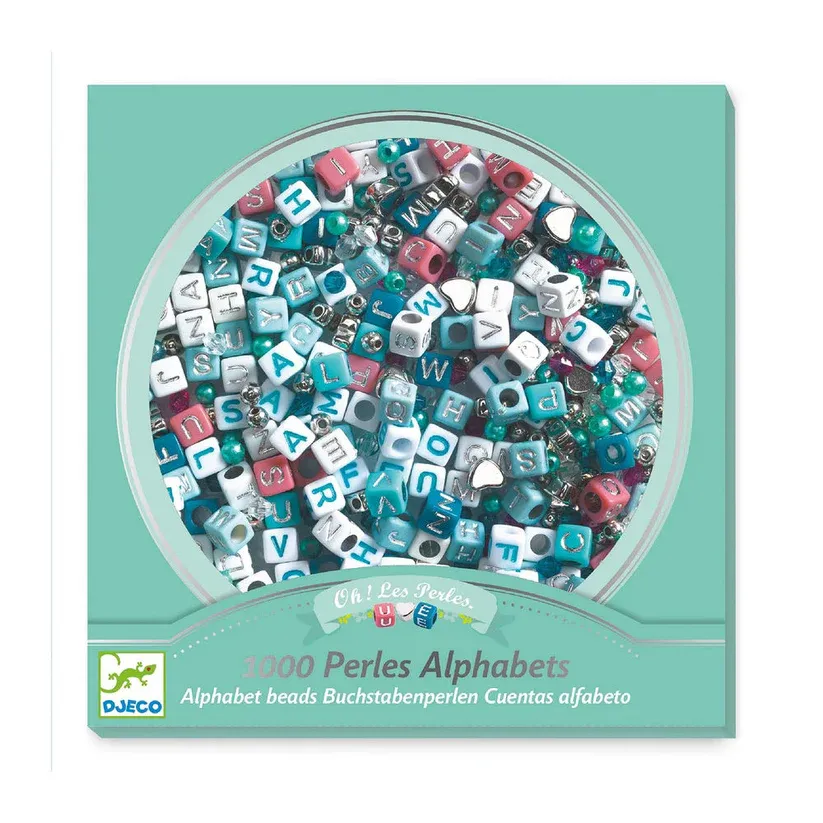 Djeco Perles Alphabet Argent