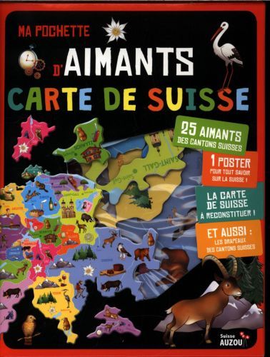 Ma pochette d&#39;aimants: Carte de Suisse