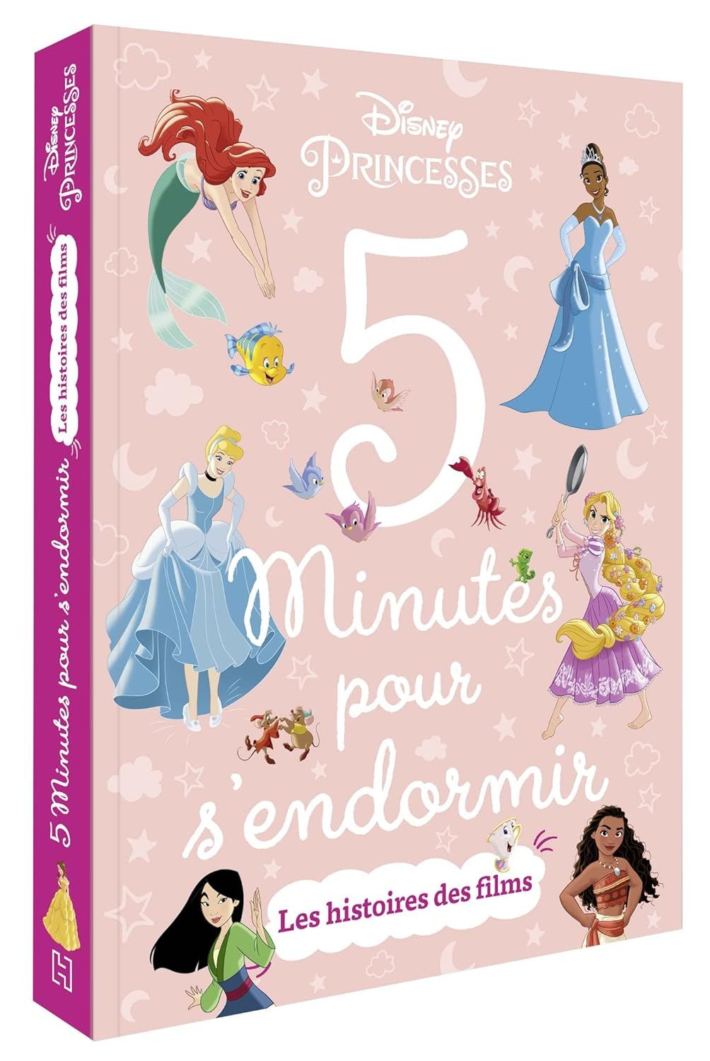 Livre DISNEY PRINCESSES - 5 Minutes pour s&#39;endormir - Les histoires des films