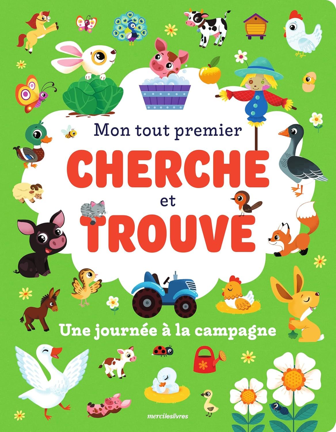 Livre Mon tout premier cherche et trouve - Une Journée à la campagne: + de 50 éléments à repérer !