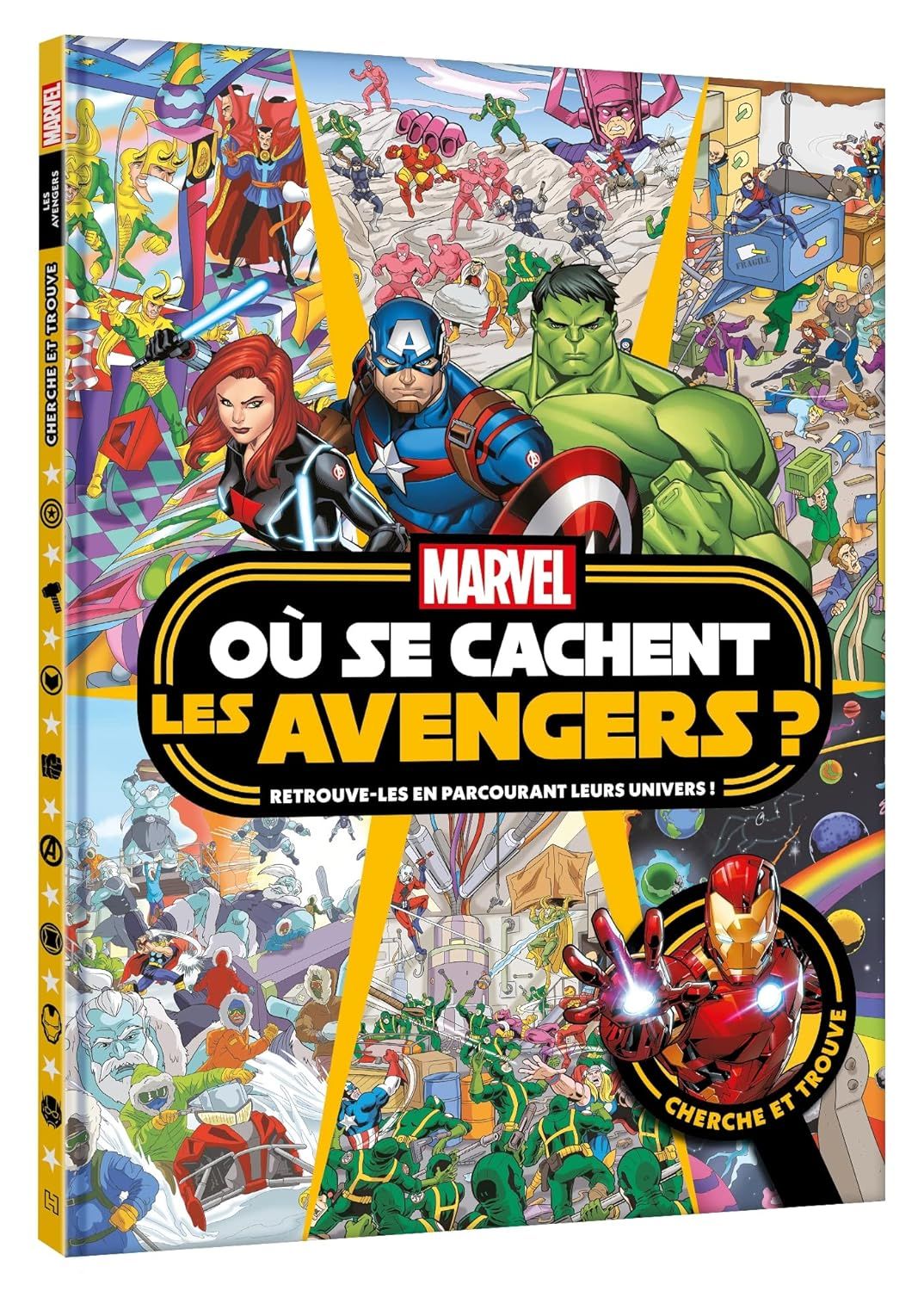 Livre MARVEL - Où se cachent les Avengers ? - Cherche et trouve