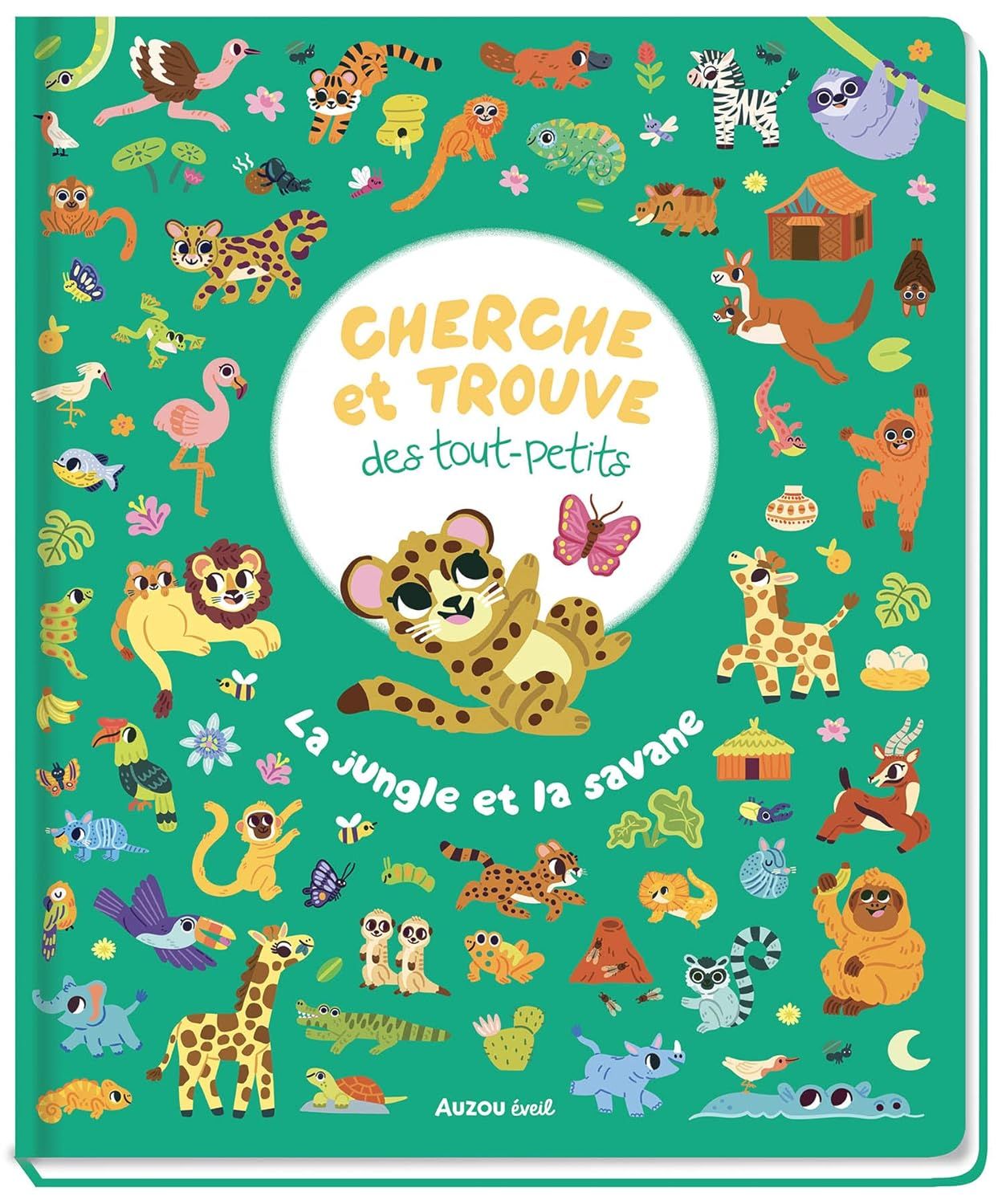 Lire CHERCHE ET TROUVE DES TOUT-PETITS - LA JUNGLE ET LA SAVANE