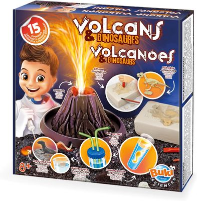 Buki Volcans et dinosaures, jeu d&#39;expériences
