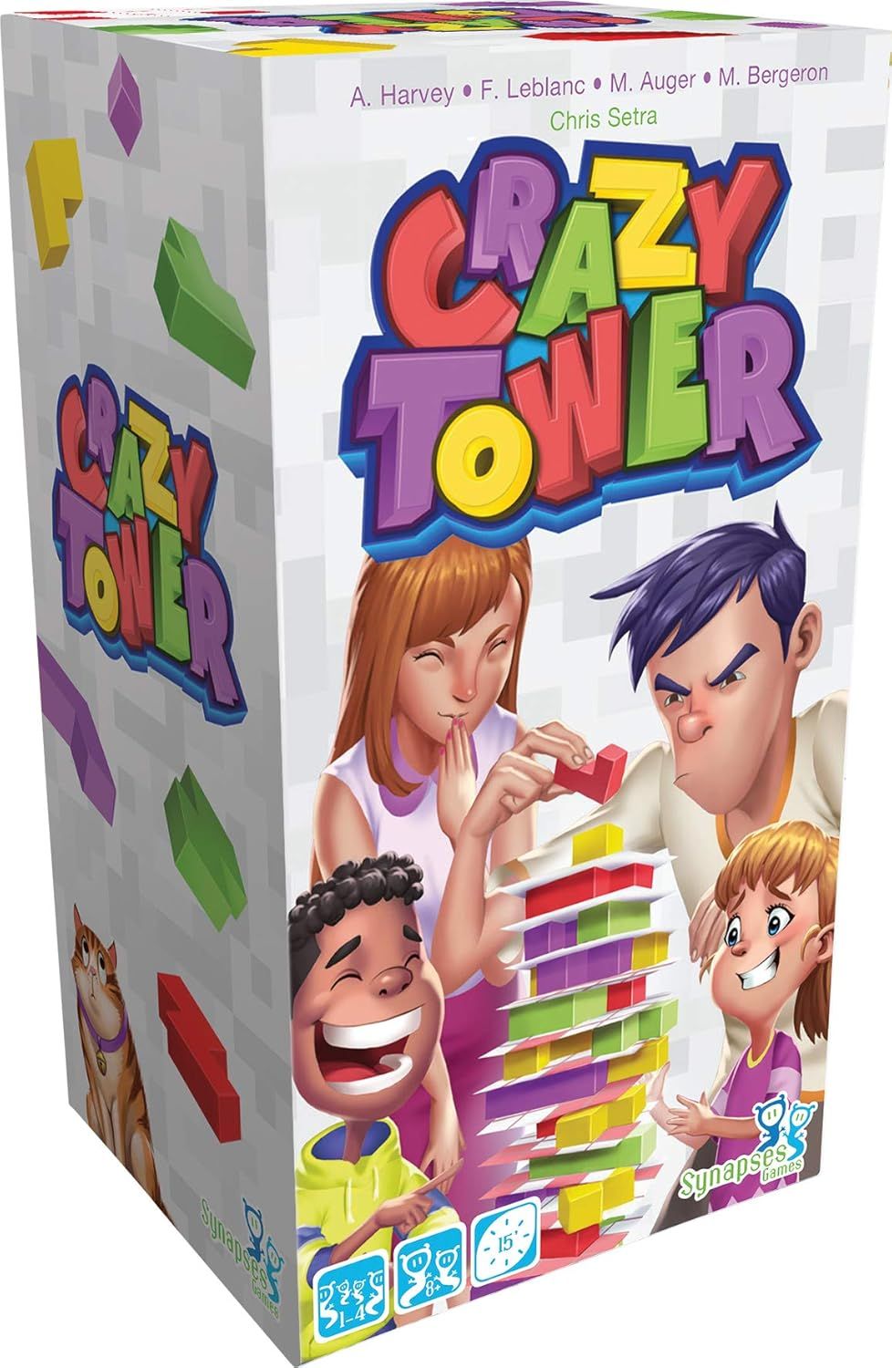 Synapses Games | Crazy Tower | Jeu de société | À partir de 8 Ans