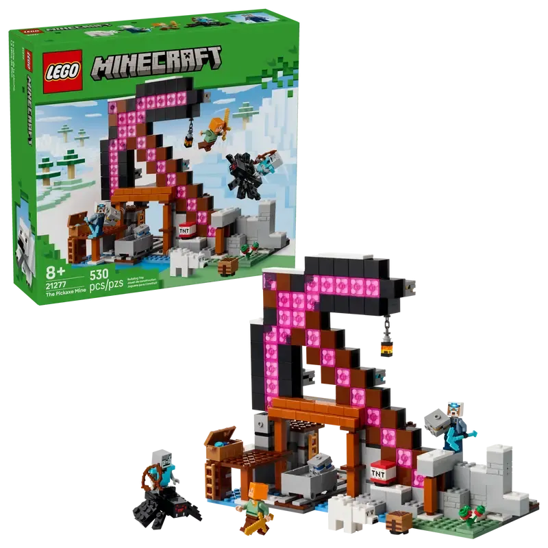 Lego Minecraft La mine en forme de pioche