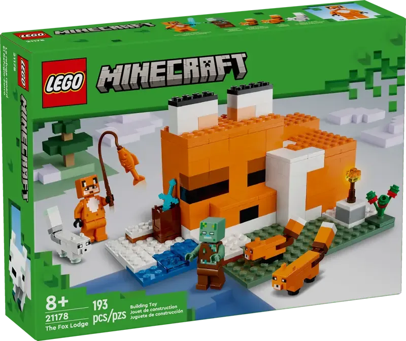 Lego Minecraft Le refuge renard