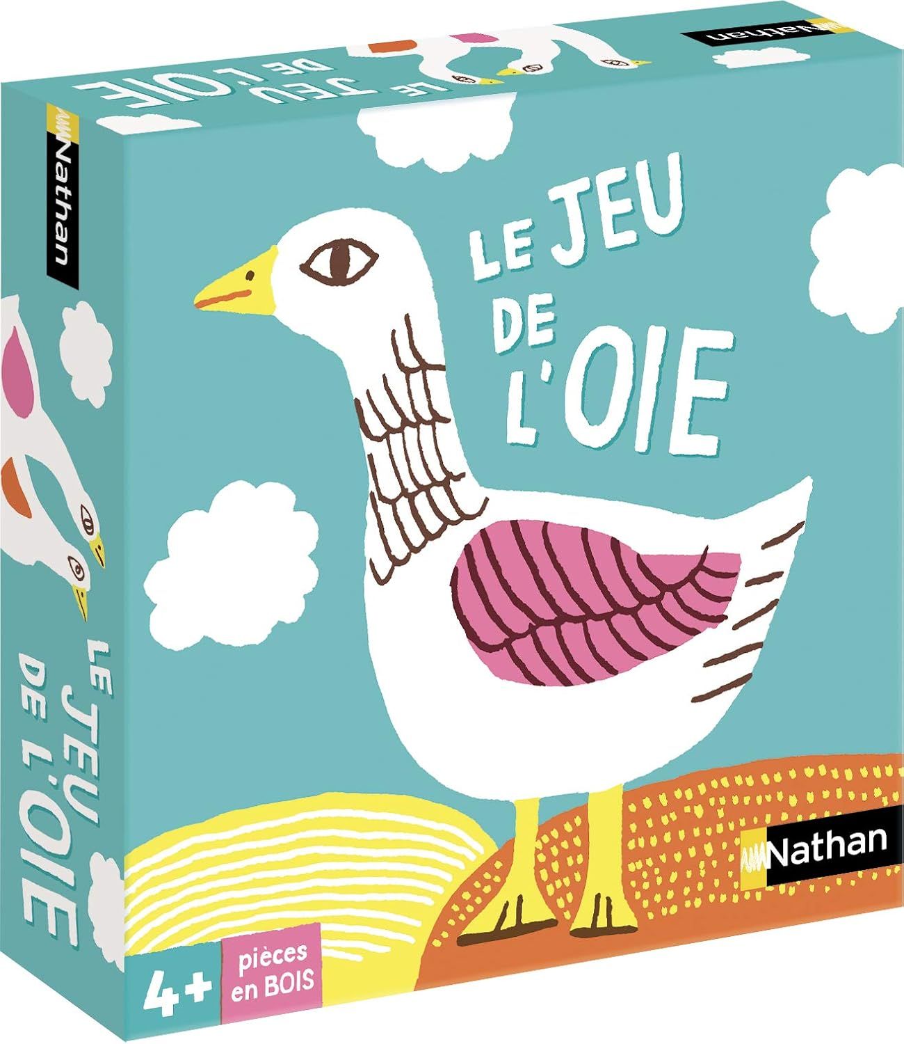 Nathan le jeu de l&#39;oie avec pièces en bois