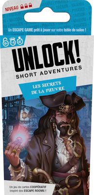 Asmodee - Unlock ! Miniaventures Les Secrets de la Pieuvre - Escape Game, Escape Room - A partir de 10 Ans