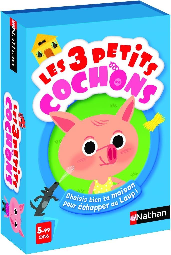 Nathan - Les 3 petits cochons - Jeu de plis pour enfant dès 5 ans
