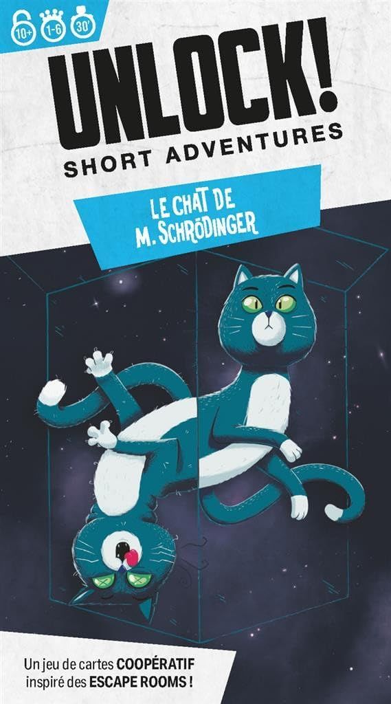 Space Cowboys Unlock! Short Adventures Le Chat de M. Schrodinger, Escape Game, Escape Room