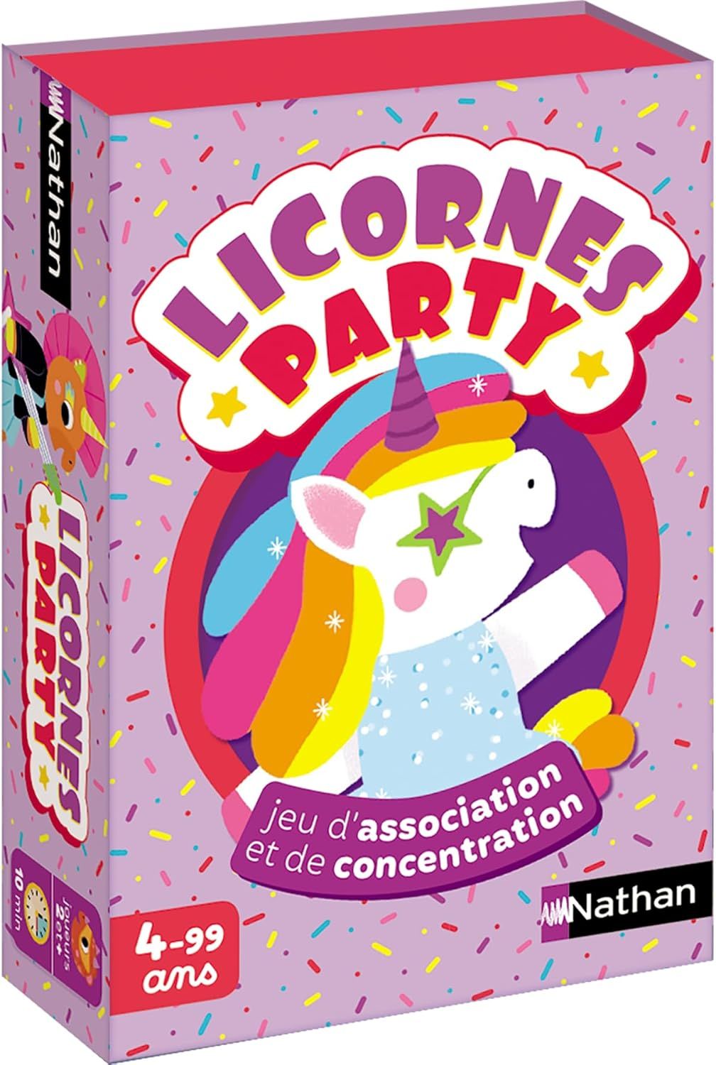 Nathan - Licornes Party , Jeu de Cartes Pour Enfant dès 4 ans , Jeu d&#39;Association et Mémoire