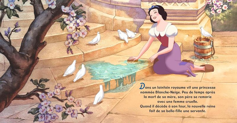 Livre BLANCHE-NEIGE ET LES SEPT NAINS - Mon Histoire du soir - L'histoire du film - Disney Princesses