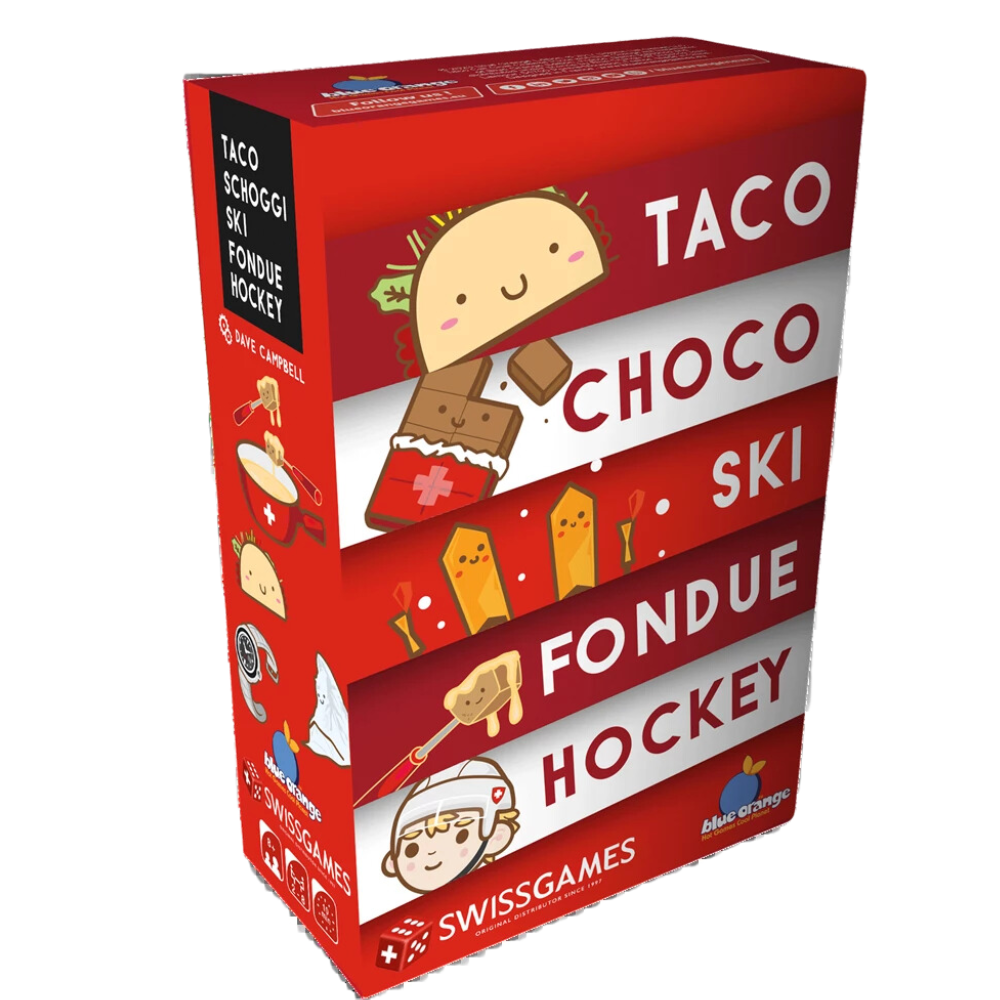 Taco Choco Ski Fondue Hockey jeu de cartes