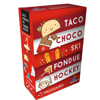 Taco Choco Ski Fondue Hockey jeu de cartes
