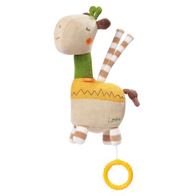 Boite à musique doudou girafe