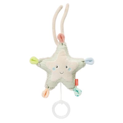 Boite à musique doudou en peluche étoile de mer