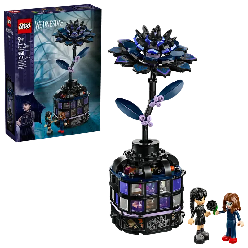Lego Wednesday le Dahlia noir