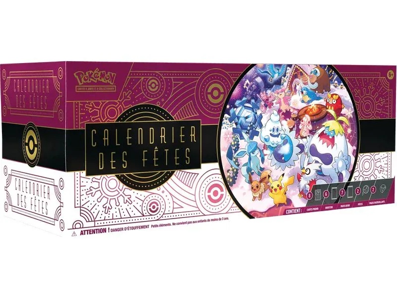 Pokémon Calendrier des fêtes 2025