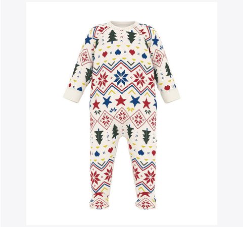 Petit Bateau Pyjama molleton imprimé Noël