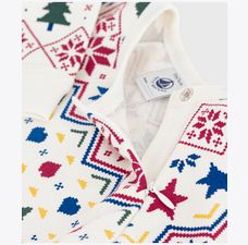 Petit Bateau Pyjama molleton imprimé Noël