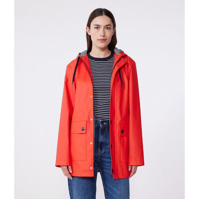 Petit Bateau Veste Ciré iconique homme/femme couleur orange