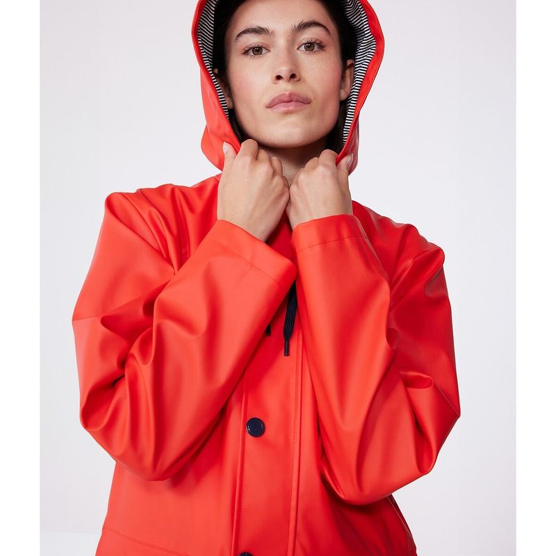 Petit Bateau Veste Ciré iconique homme/femme couleur orange