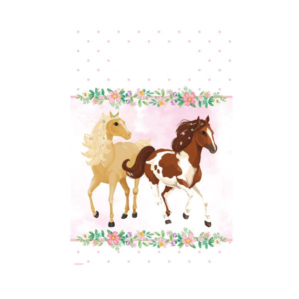 8 sachets pour les fêtes d&#39;anniversaire, thème cheval et chevaux, à remplir avec des bonbons et des jouets