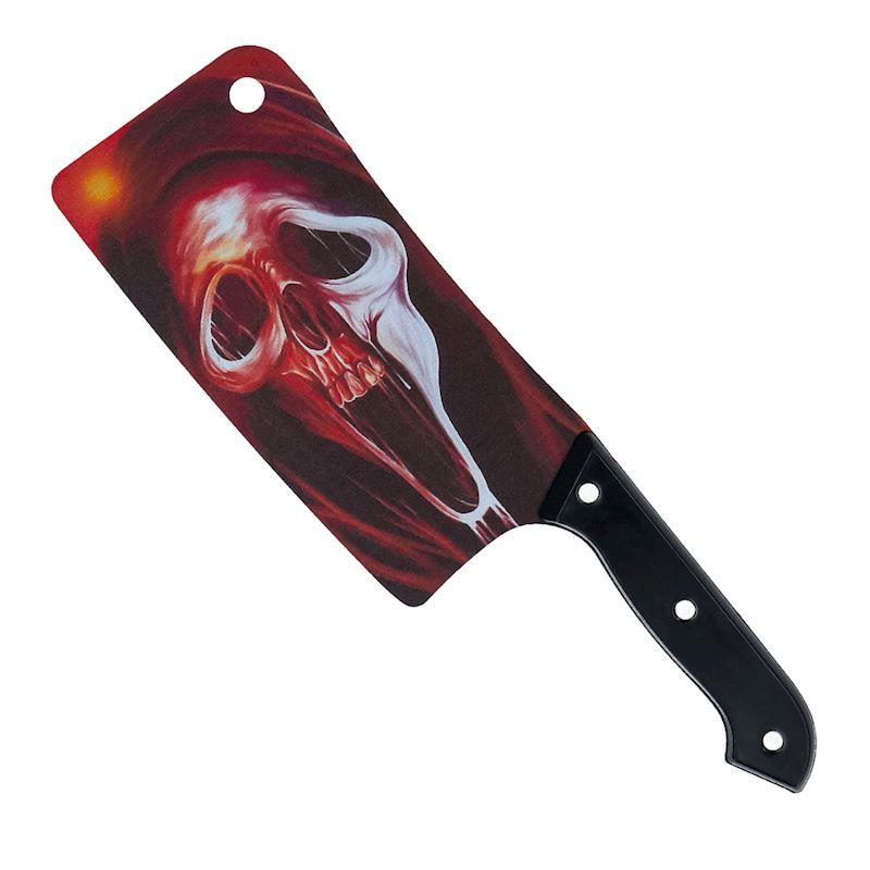Couteau Démon 30 cm, hachoir de boucher pour Halloween