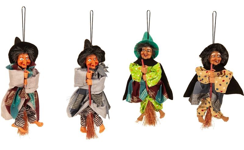 Sorcière à suspendre 15 cm, assorti, pour Halloween