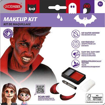 Make Up Kit- Diable, maquillage pour Halloween, carnaval et anniversaire