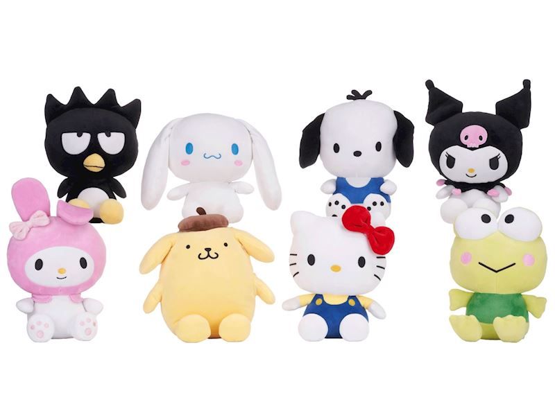 Peluche Hello Kitty Kawaii Friends 25 cm, 8 assortis