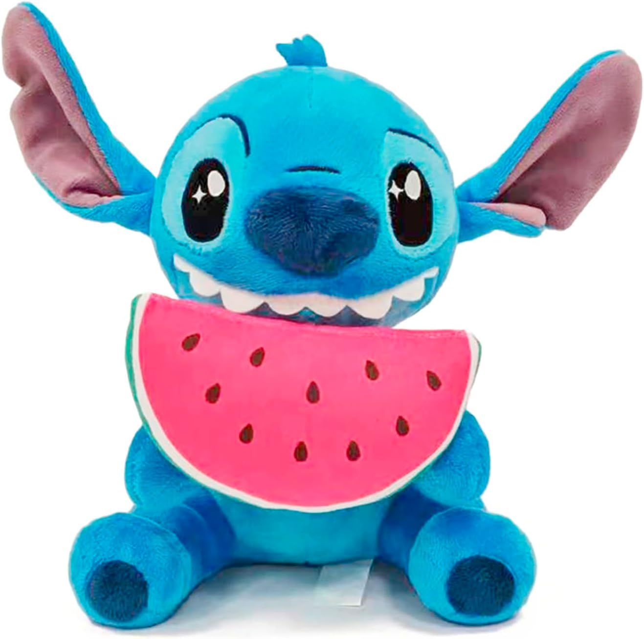 Peluche Stitch avec pastèque 25 cm Licence Disney 100% Originale