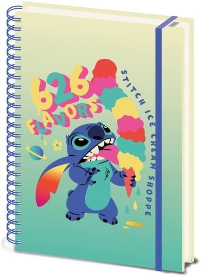 Pyramid International Disney Lilo and Stitch Carnet à spirale (626 saveurs) A4 Livre d&#39;écriture et journal