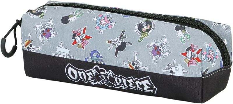 One Piece Skull Symbols-Trousse Carré FAN 2.0, Gris