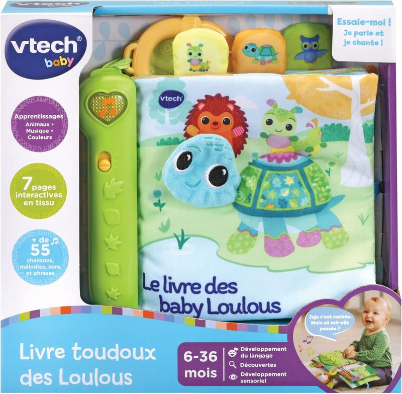 Livre Toudoux des Loulous - Bébé en Tissu
