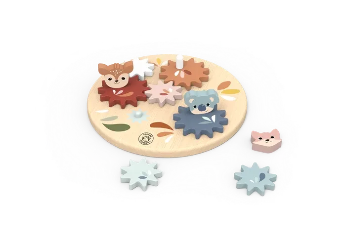 Speedy Monkey Jeu d&#39;engrenages en bois