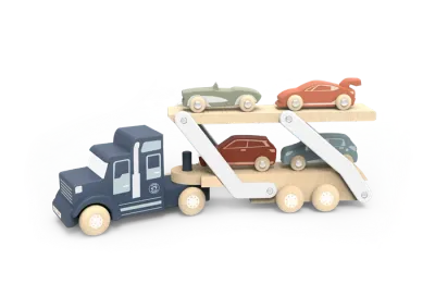 Speedy Monkey Camion transporteur en bois