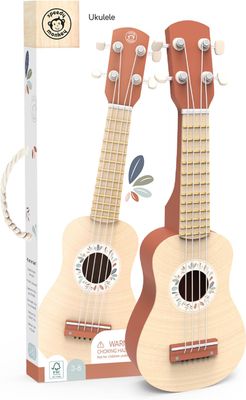 Speedy Monkey  (guitare) Ukulélé 43,6 x 14,6 x 4 cm marron - Jouet en bois pour enfants
