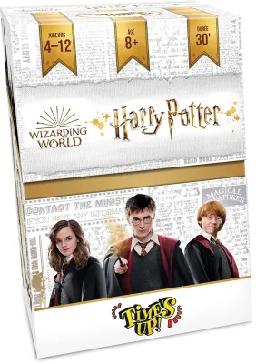 Asmodee - Time's UP! Harry Potter - Grand Format - Jeu de Société d'Ambiance pour Enfants dès 8 Ans - Jeu de Cartes Famille