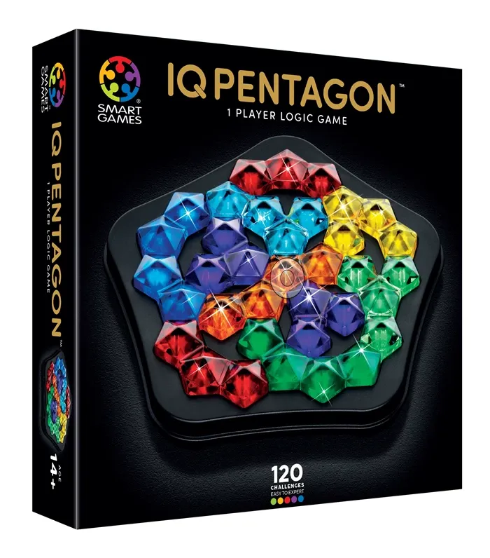 Smart Games IQ Pentagon, 120 défis challenge, pour 1 joueur