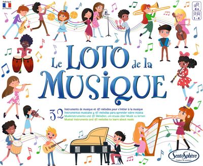 Sentosphère- Le Loto de la Musique - Jeu Sensoriel