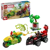 Lego Marvel Course-poursuite entre Spin et Electro en dino-véhicules
