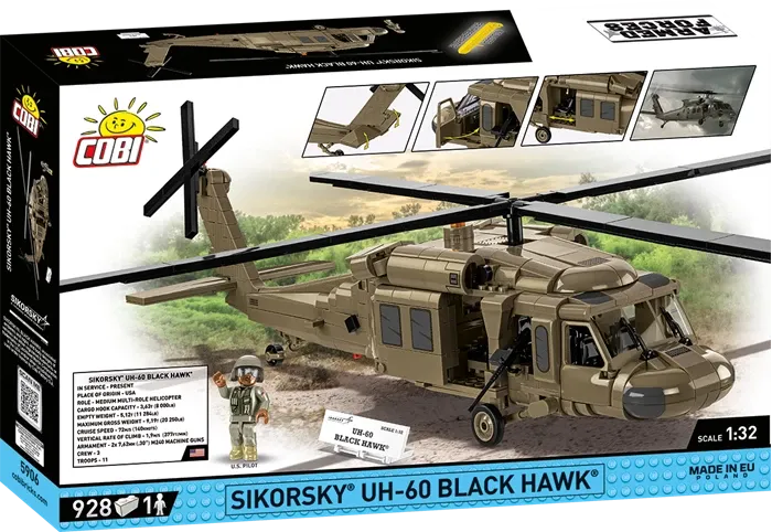 Cobi Hélicoptère UH-60 Black Hawk / 928 pcs (Sikorsky S-70)