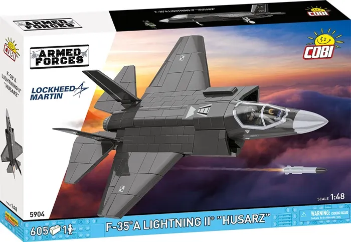 Cobi Avion F-35A Lightning II / 605 pcs 'Husarz' by Lockheed Martin